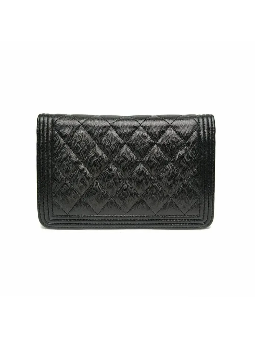 Chanel Leboy Woc 19Cm Black Grained #360139C29B